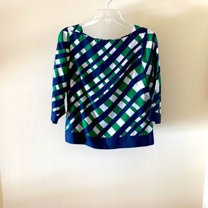 Breezy Silk Print Top